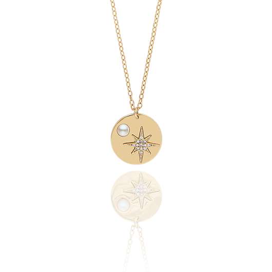 CU Jewellery One Coin Neck Gold