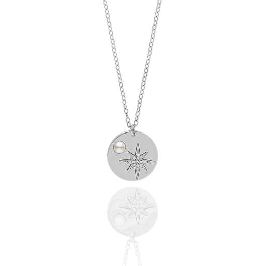 CU Jewellery One Coin Neck Silver