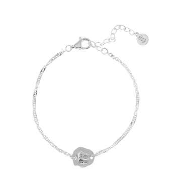 CU Jewellery Two Elephant brace - Silver
