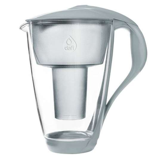Dafi Vattenrenare Glas Stålgrå 2 liter