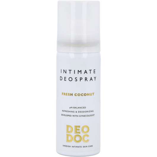 DeoDoc Intimate deospray 0 % aluminium Fresh Coconut 50 ml