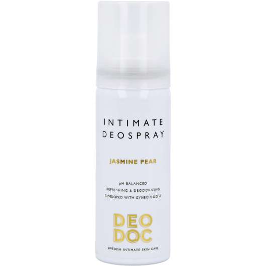 DeoDoc Intimate deospray 0 % aluminium Jasmine Pear 50 ml