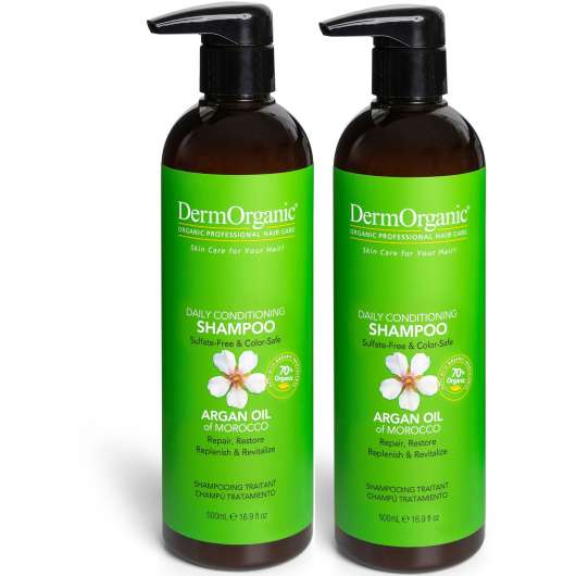 DermOrganic Daily Hydrating Shampoo Duo