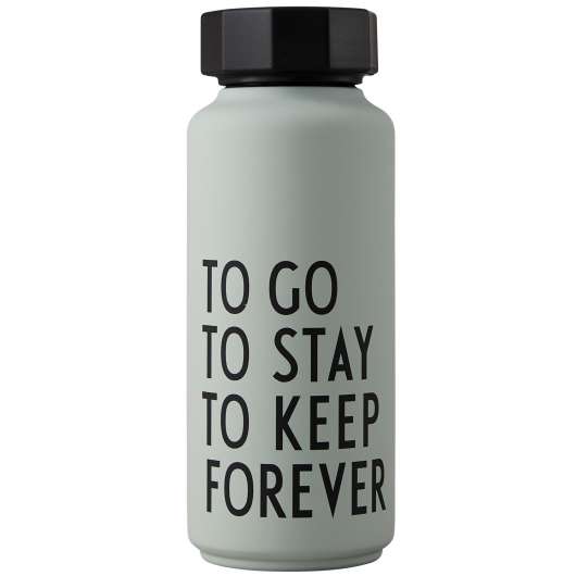DESIGN LETTERS To Go Thermo/Insulated Bottle Special Edition Grey Gree