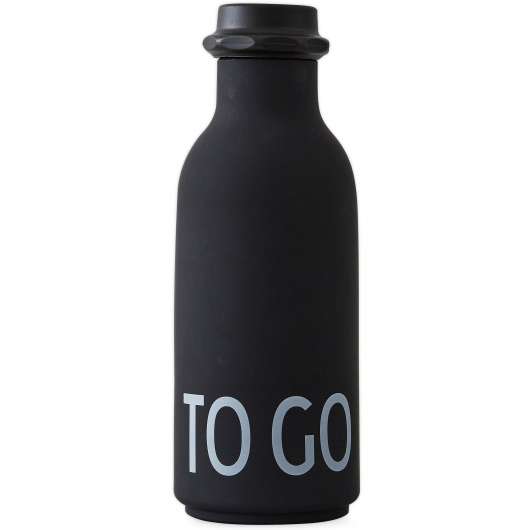 DESIGN LETTERS To Go Water Bottle Black