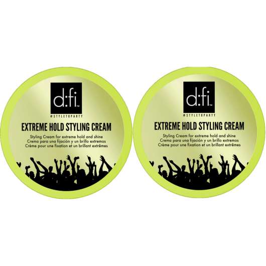 d:fi Extreme Hold Styling Cream 150g x2