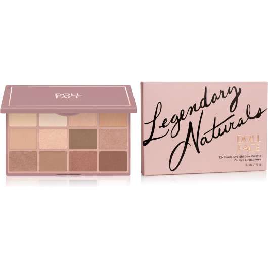 Doll Face 12 Shade Shadow Palette Legendary Naturals