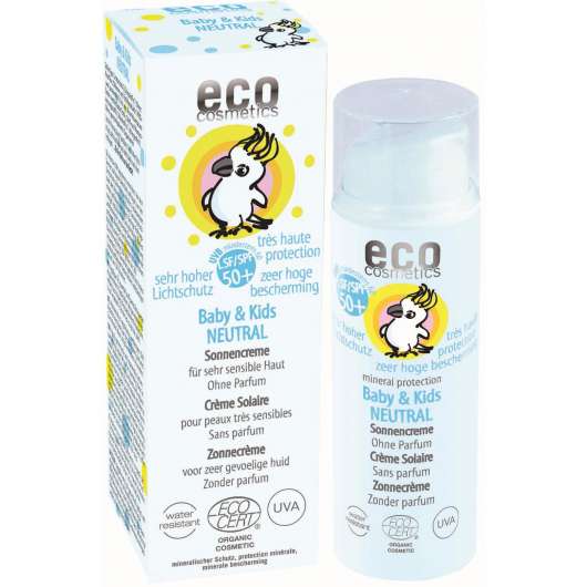 Eco Cosmetics Baby Solkräm 50+ Neutral 50 ml