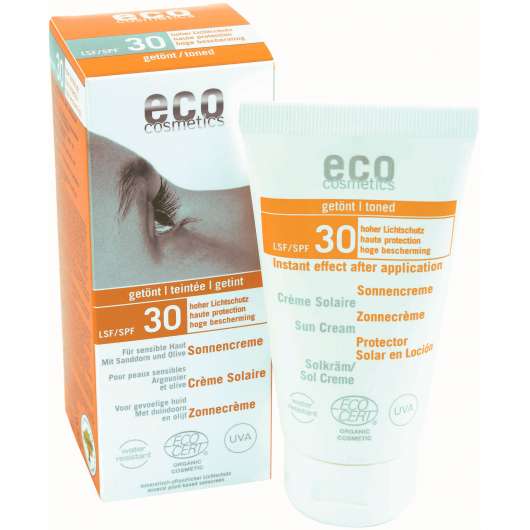 Eco Cosmetics Solkräm 30 Spf Tonad Havtorn 75 ml