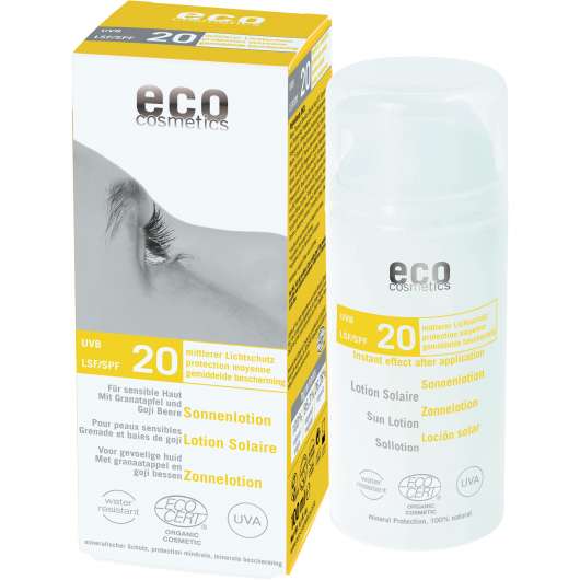 Eco Cosmetics Sollotion Spf 20 100 ml