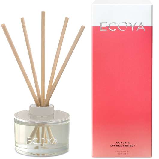 Ecoya Core Collection Mini Reed Diffusers Guava & Lychee 50 ml