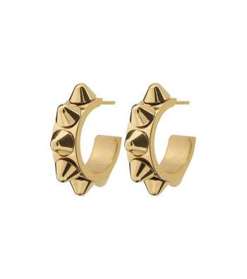 Edblad Peak Creole Earrings Small Gold