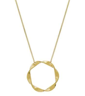 Edblad Swirl Necklace Large Gold