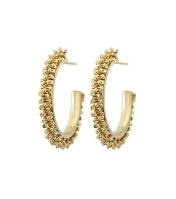 Edblad Tinsel Earrings Creole Gold