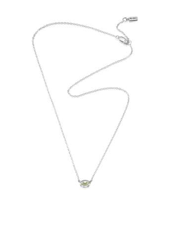 Efva Attling Love Bead Necklace Silver - Green Quartz