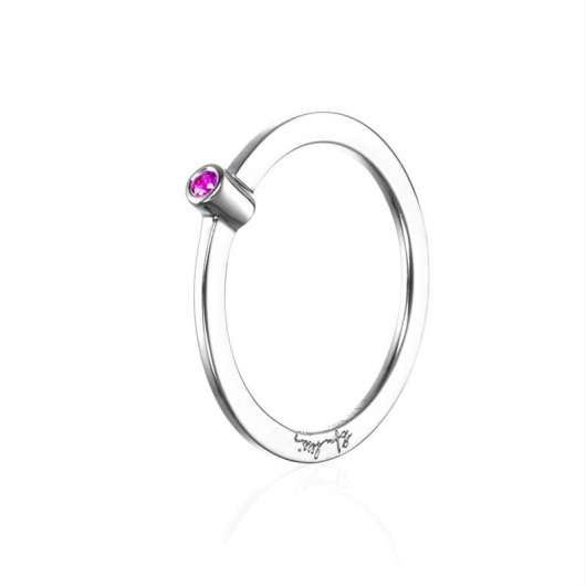 Efva Attling Micro Blink Ring - Pink Sapphire