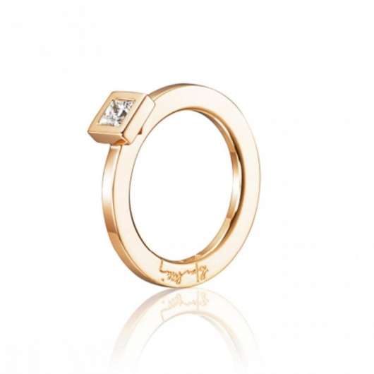 Efva Attling Princess Wedding Ring Guld 0,30 ct