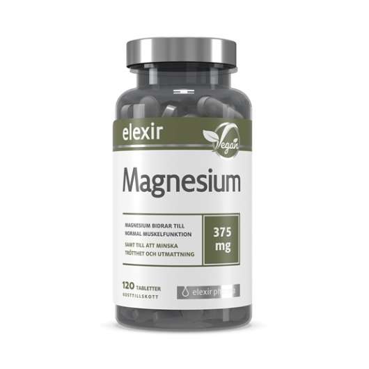 Elexir Pharma Elexir Magnesium 375 mg 120 tabletter