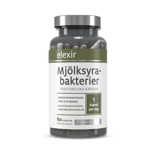 Elexir Pharma Elexir Mjölksyrebakterier 60 kapslar