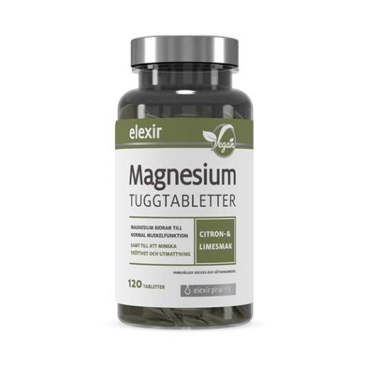 Elexir Pharma Magnesium Tuggtabletter 120 st