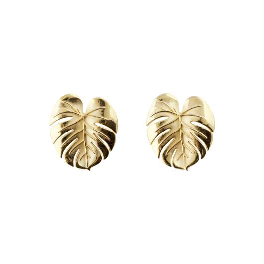 Emma Israelsson Palm Leaf Earrings Gold