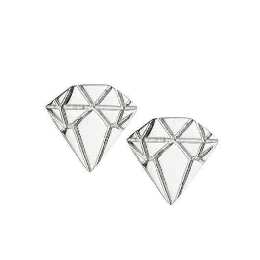 Emma Israelsson Silver Diamond Earrings