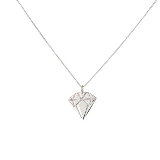 Emma Israelsson Silver Diamond Necklace Small