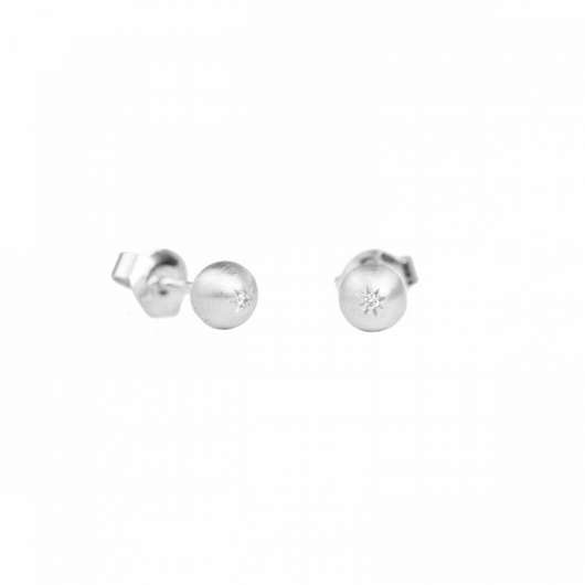 Emma Israelsson Sparkling Globe Earrings Silver