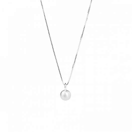 Emma Israelsson Sparkling Globe Necklace Silver