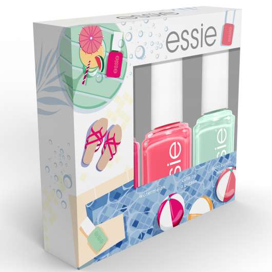 Essie Summer Mini Trio Giftset Watermelon Cute as a Button and Mint Ca