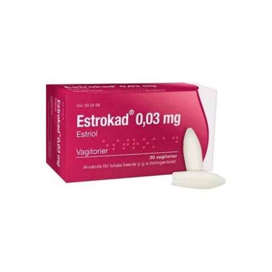 Estrokad, vagitorium 0,03 mg 30 st