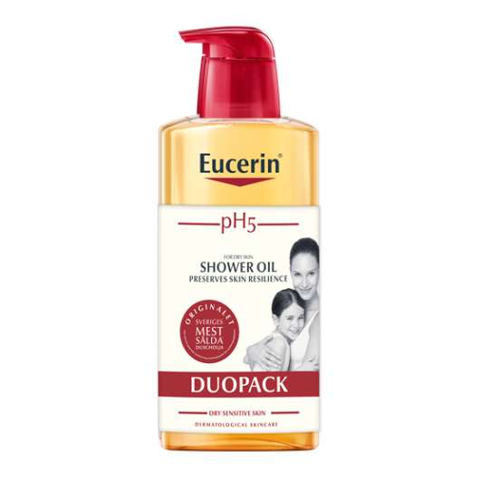 Eucerin pH5 Shower Oil Duopack Parfymerad 2x400 ml