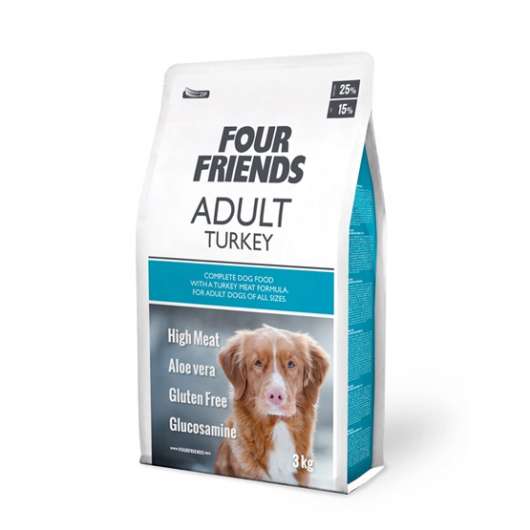 FourFriends Dog Adult Turkey 3 kg