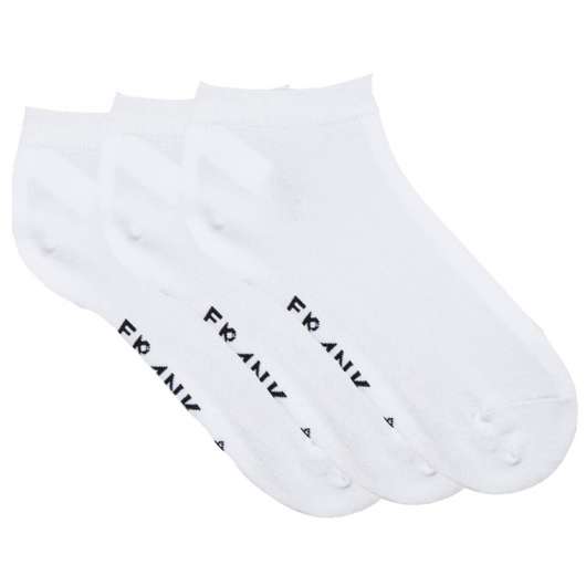 Frank Dandy Bamboo Ankle Socks White 36-40 3-Pack