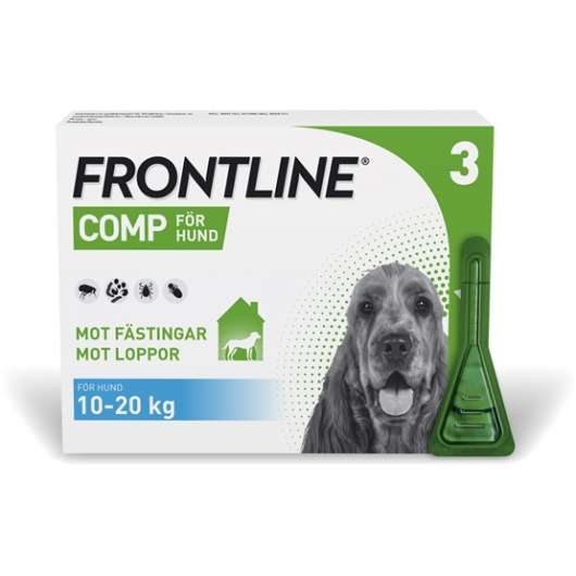 Frontline Comp, spot-on, lösning 134 mg/120,6 mg 3 x 1,34 ml