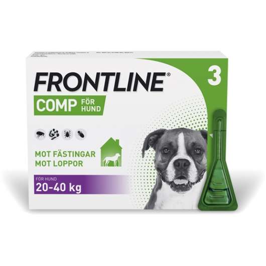 Frontline Comp, spot-on, lösning 268 mg/241,2 mg 3 x 2,68 ml