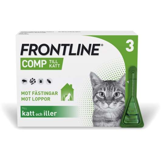 Frontline Comp, spot-on, lösning 50 mg/60 mg 3 x 0,5 ml