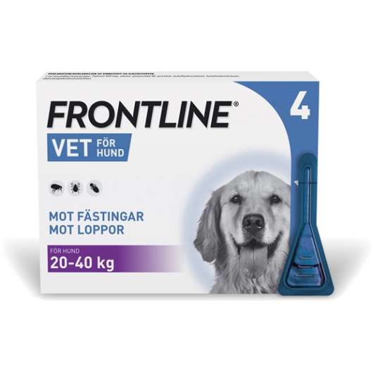 Frontline vet., spot-on, lösning 100 mg/ml 4 x 2,68 ml