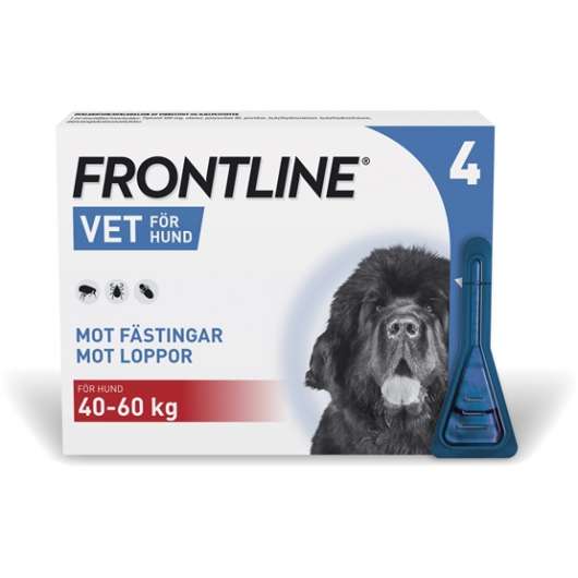 Frontline vet., spot-on, lösning 100 mg/ml 4 x 4,02 ml