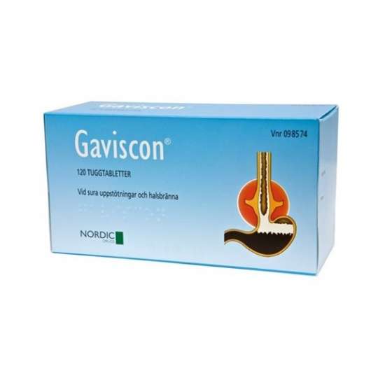 Gaviscon, tuggtablett 120 st