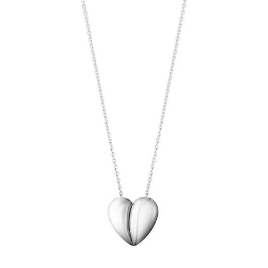 Georg Jensen Curve Heart Pendant Silver