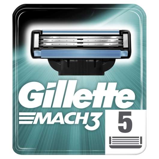 Gillette Mach3 Rakblad 5 st