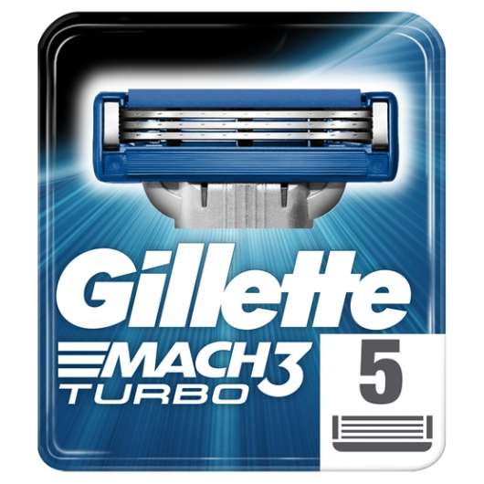 Gillette Mach3 Turbo Rakblad 5 st