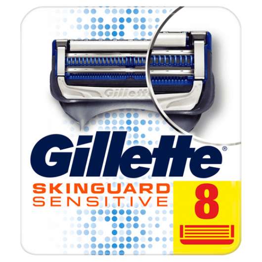 Gillette Man Skinguard Sensitive 8ct 8 st