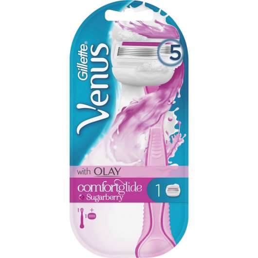 Gillette Venus Comfortglide Olay Sugarberry Rakhyvel med 1 blad