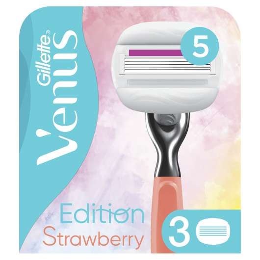 Gillette Venus Comfortglide Strawberry Rakblad 3 st
