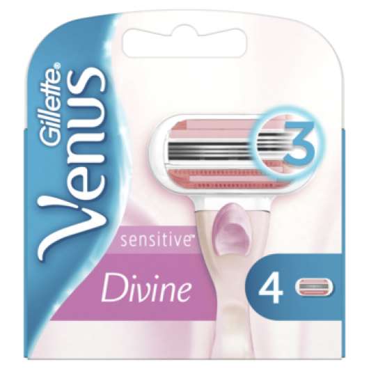 Gillette Venus Divine Sensitive Rakblad 4-pack