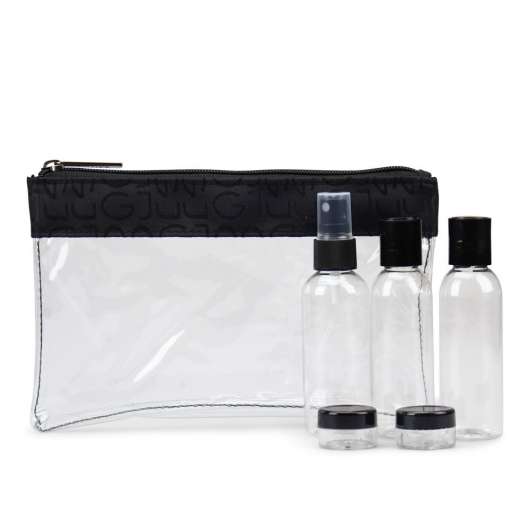 Gillian Jones Beauty Check-In Bag With Bottles Svart Bottles Black