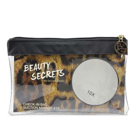 Gillian Jones Beauty Check-In-Bag With Mirror Transparent
