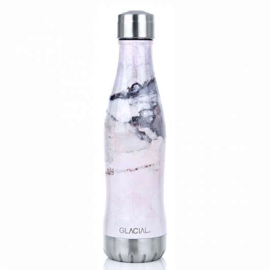 Glacial Bottle Pink Marble 400 ml